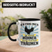 Trendation - Landwirt Spruch Geschenk Tasse Landwirtschaft Geschenke für Männer Traktor Spruch Kaffeetasse Hühner-Flüsterer Bauer Schwarz Trendation