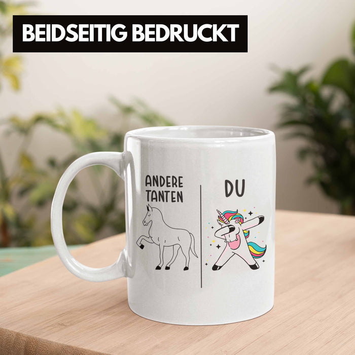 Beste Tante Geschenk Tasse mit Spruch Kaffeetasse für Tante