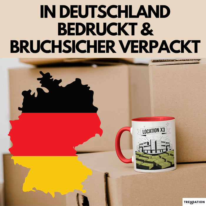 Immobilien Investor Tasse Geschenk Lustige Geschenkidee Spruch Für Immobilien Profis Rot Trendation