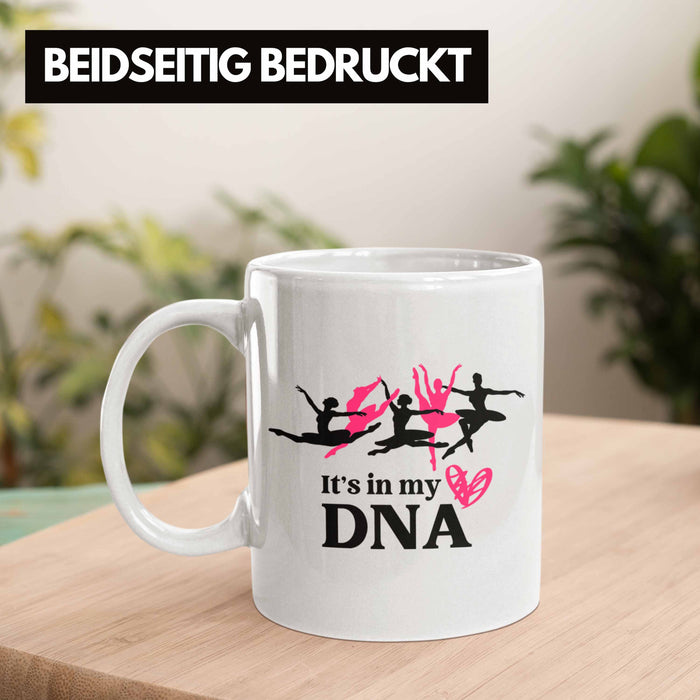 Trendation - Ballett Ballerina Tänzerin Tasse Mädchen Geschenk Frauen Tanzen Geschenkidee Kaffeetasse Weiß Trendation