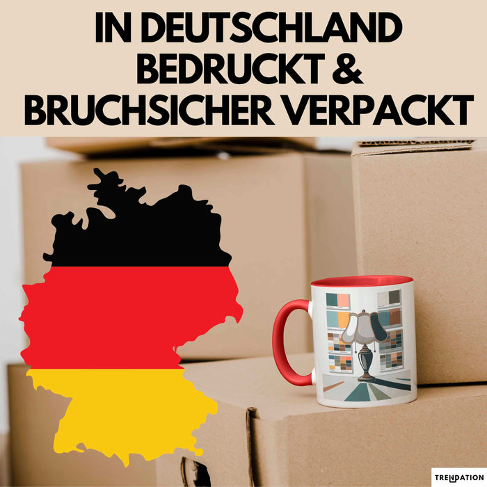 Innenarchitekt Tasse Geschenk Lustige Geschenkidee Spruch Für Stil Planer Rot Trendation