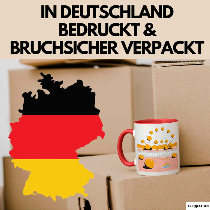 Animator Tasse Geschenk Lustige Geschenkidee Spruch Für Bewegungs Macher Rot Trendation
