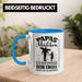 Weise Tasse Geschenk Spruch Papas Mädchen Ich War Einmal Sein Engel Jetzt Ist Er Meiner Geschenkidee Tochter Blau Trendation