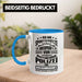 Lustige Schießen-Tasse für Sportschützen Geschenk Ich Bin Sportschütze Blau Trendation