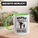 Weise Tasse Geschenk Spruch Papas Mädchen Ich War Einmal Sein Engel Jetzt Ist Er Meiner Geschenkidee Tochter Grün Trendation