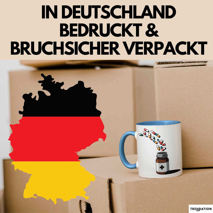 Apotheker Tasse Geschenkidee Rezept Experte Lustiger Spruch Geschenkidee Lustig Blau Trendation