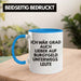 Meme Tasse Burgygeld Tasse Geschenk Dank Meme Internet Spruch Geschenkidee Bürgergeld Blau Trendation