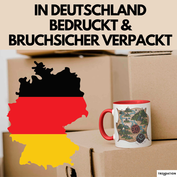 Brettspielfan Tasse Geschenkidee Tabletop Gamer Lustiger Geschenkidee Lustig Rot Trendation