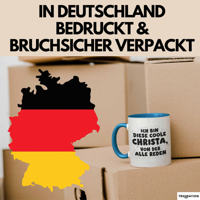 Christa Tasse Ich Bin Diese Coole Christa, Von Der Alle Reden Geschenk