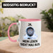 Dank Meme Tasse Katzen Besitzer Wortspiel Ja Mein Leben Sieht Mau Aus Traurige Katze Geschenkidee Süße Katze Astronaut Rosa Trendation