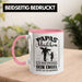 Weise Tasse Geschenk Spruch Papas Mädchen Ich War Einmal Sein Engel Jetzt Ist Er Meiner Geschenkidee Tochter Rosa Trendation