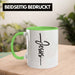 Jesus Christus Tasse Bibel Geschenk Kreuz Glauben Kirche Christliche Geschenkidee Grün Trendation