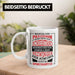 Lustige Schießen-Tasse für Sportschützen Geschenk Ich Bin Sportschütze Präzision Weiß Trendation