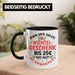Wichtelgeschenk für 25 Euro Tasse Wichteln für Frauen Kollegen Wichtel-Tasse Schrottwichteln Schwarz Trendation