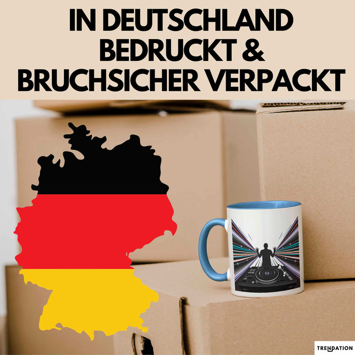 DJ Tasse Geschenk Lustige Geschenkidee Spruch Für Beat Macher Blau Trendation