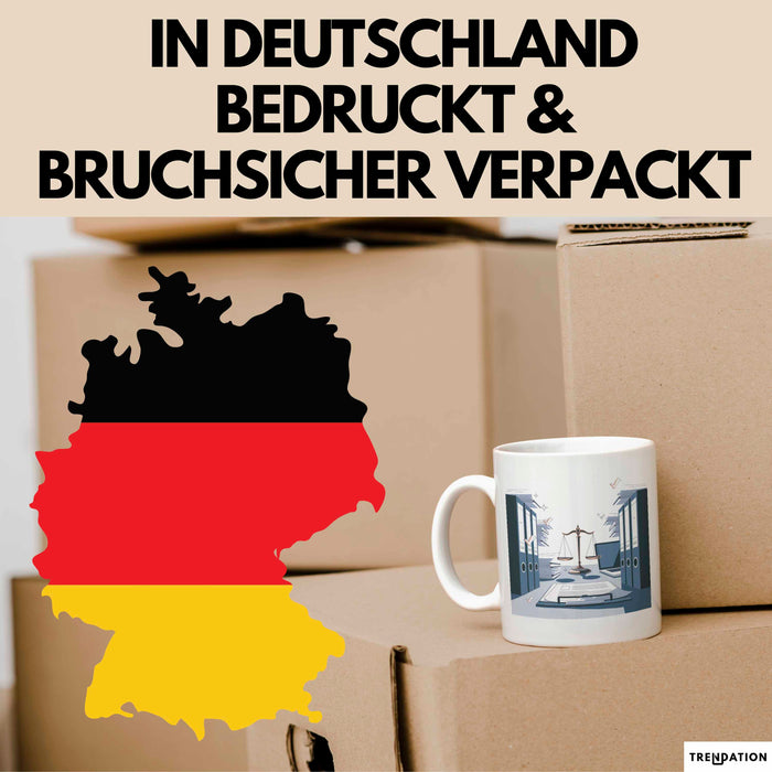 Rechtsanwalts Assistent Tasse Geschenk Lustige Geschenkidee Spruch Für Kanzlei Profis Weiß Trendation