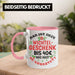 Wichtelgeschenk für 40 Euro Tasse Wichteln für Frauen Kollegen Wichtel-Tasse Schrott-Wichteln Schrottwichteln Rosa Trendation