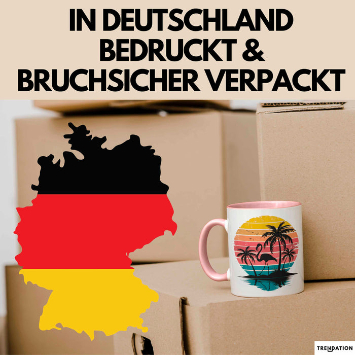 Flamingo Tier Tasse Geschenk Lustige Geschenkidee Spruch Rosa Trendation