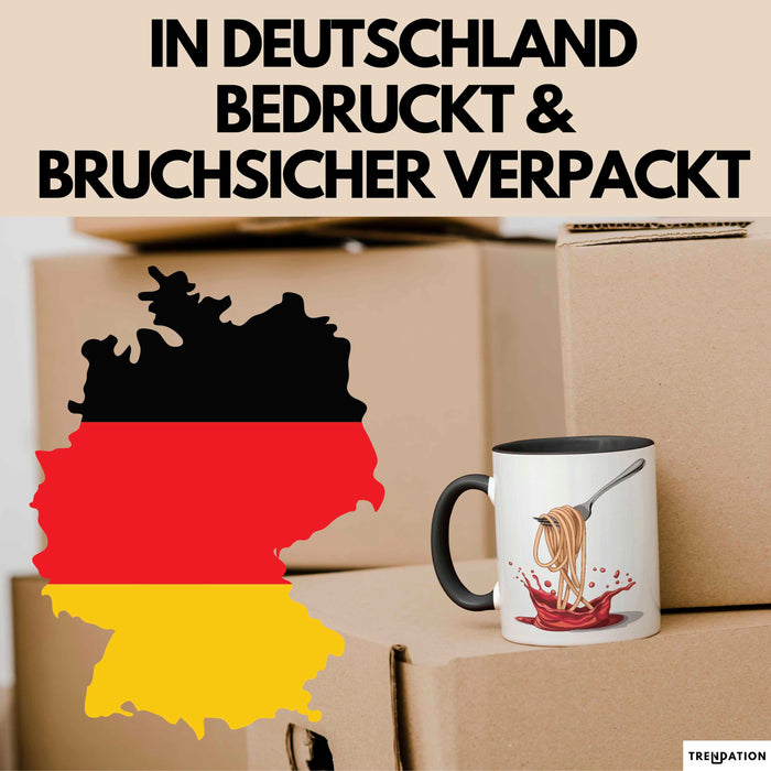 Pasta Fan Tasse Geschenkidee für Italienisches Essen Trendation