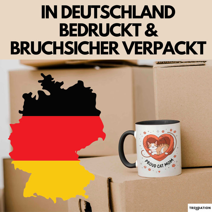 Katzen Mama Tasse Geschenk Lustige Geschenkidee Spruch Für Katzen Eltern Trendation