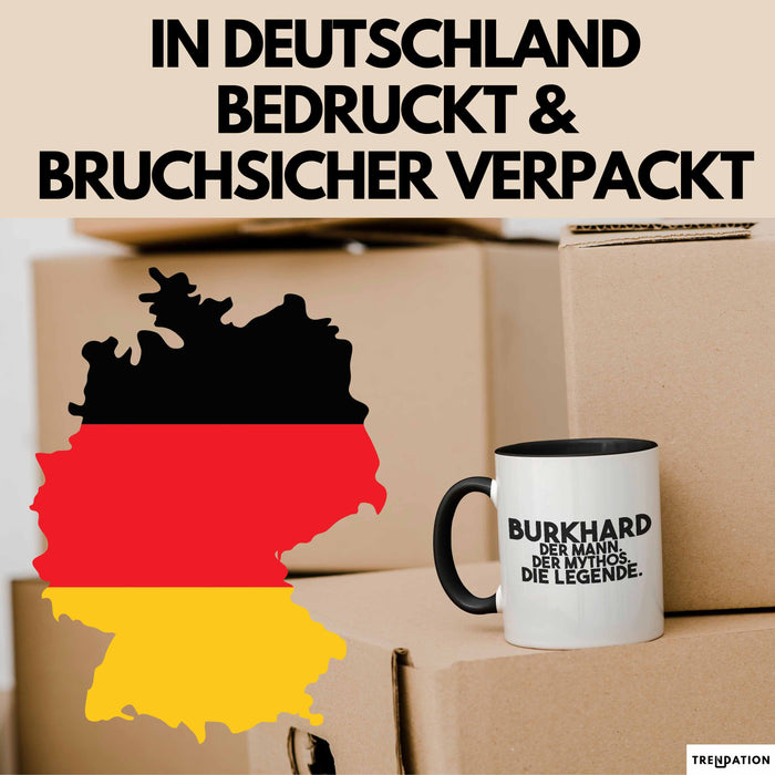 Burkhard Tasse Burkhard – Der Mann. Der Mythos. Die Legende. Geschenk