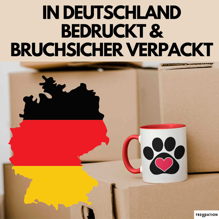 Hunde Liebhaber Tasse Geschenkidee Haustier Eltern Lustiger Geschenkidee Lustig Rot Trendation