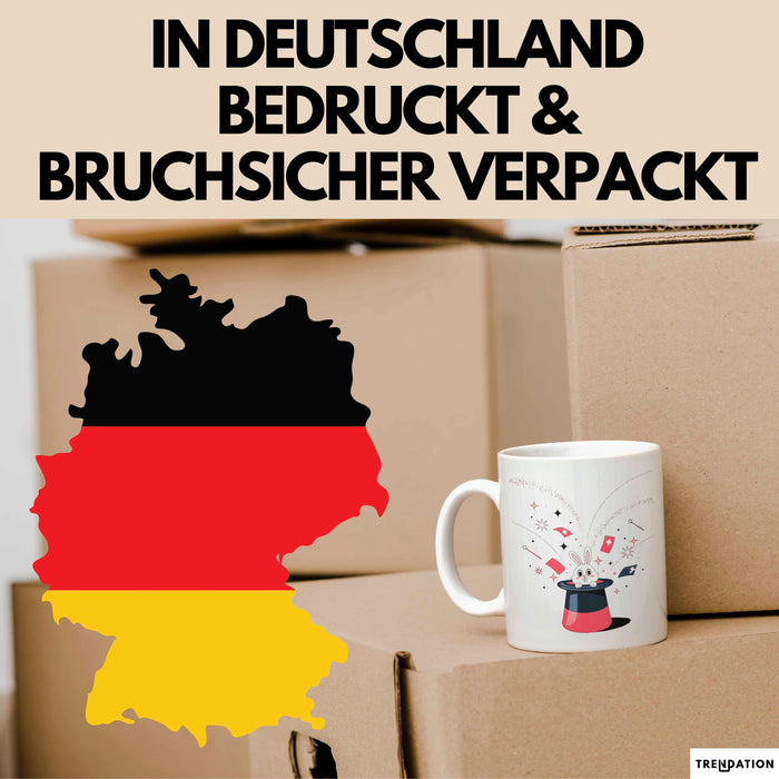 Zauberer Tasse Geschenk Lustige Geschenkidee Spruch Für Magie Fans Weiß Trendation