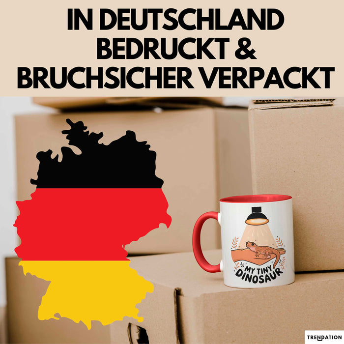 Exotischer Haustier Besitzer Tasse Geschenk Lustige Geschenkidee Spruch Für Reptilien Eltern Rot Trendation