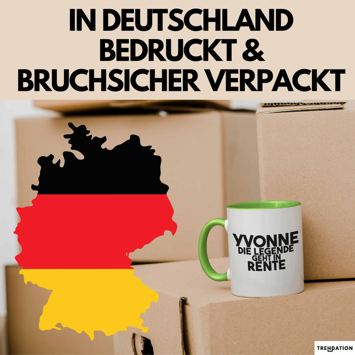Yvonne Tasse Yvonne – Die Legende Geht In Rente Geschenk