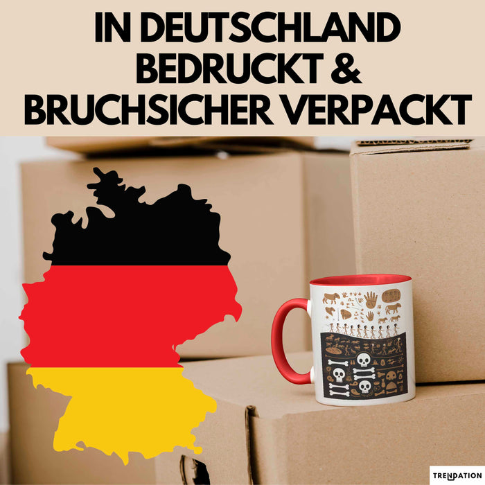 Anthropologe Tasse Geschenk Lustige Geschenkidee Spruch Für Kultur Entdecker Rot Trendation