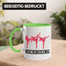 Kickboxing Tasse Geschenk Kampfsportler Geschenkidee Geburtstag Weihnachten Grün Trendation