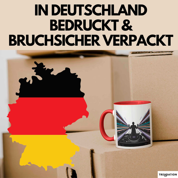 DJ Tasse Geschenk Lustige Geschenkidee Spruch Für Beat Macher Rot Trendation