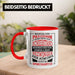 Lustige Schießen-Tasse für Sportschützen Geschenk Ich Bin Sportschütze Präzision Rot Trendation