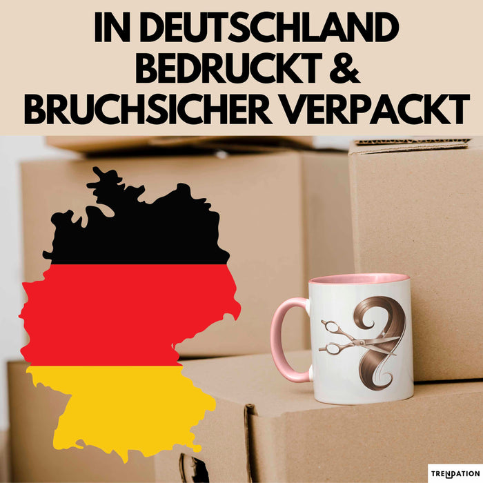 Friseur Tasse Geschenkidee für Haar Künstler Rosa Trendation