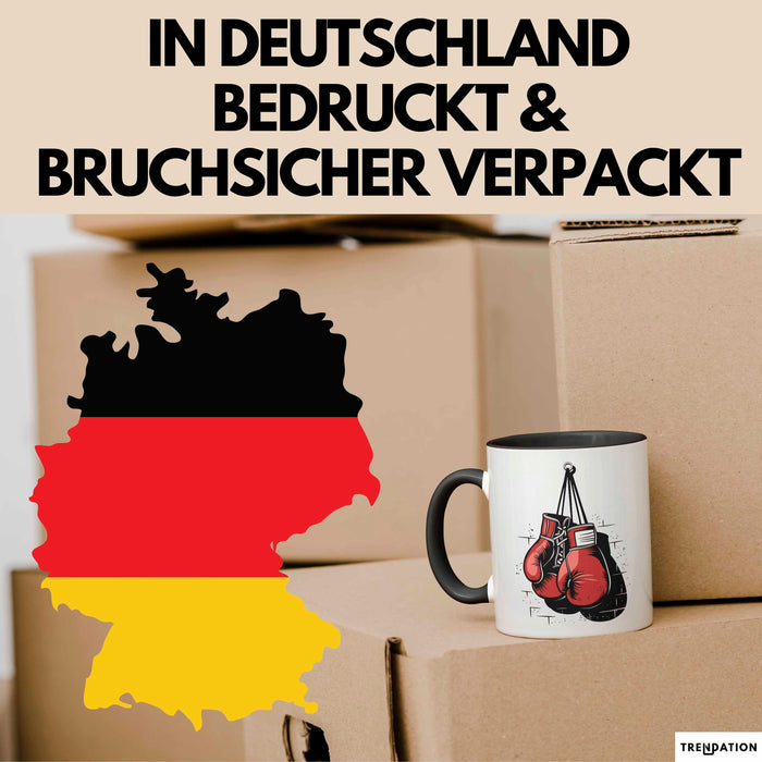 Boxer Tasse Geschenkidee für Kampfchampion Trendation