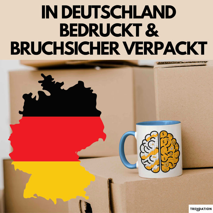 Ökonom Tasse Geschenk Lustige Geschenkidee Spruch Für Daten Denker Blau Trendation