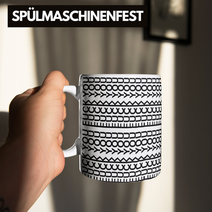 Fuc* You Tasse Lustiges Geschenk Allover-Print Quer Lesen Trendation