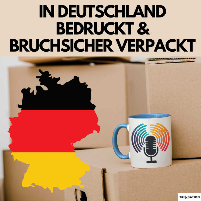 Motivationsredner Tasse Geschenkidee für Publikum Inspirator Blau Trendation