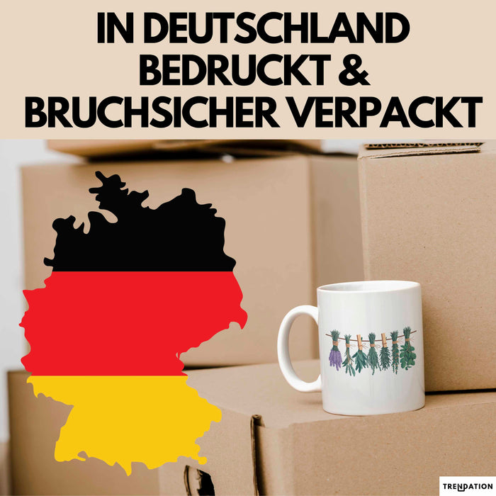 Kräuterkundler Tasse Geschenkidee Naturheilmittel Suchender Weiß Trendation
