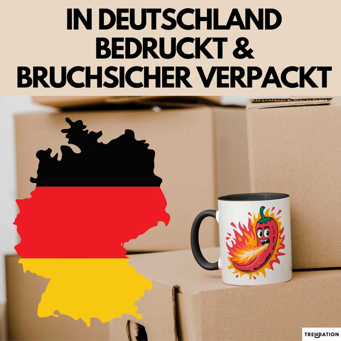 Scharfes Essen Liebhaber Tasse Geschenkidee für Schärfe Fan Trendation