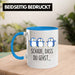 Trendation - Jobwechsel Tasse Geschenk Kollegin Kollege Abschied Lustig Abschiedsgeschenk Sprüche Neuer Job Schade Dass Du Gehst Blau Trendation