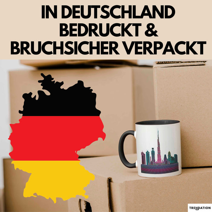 Dubai VAE Burj Khalifa Tasse Geschenk Lustige Geschenkidee Spruch Trendation