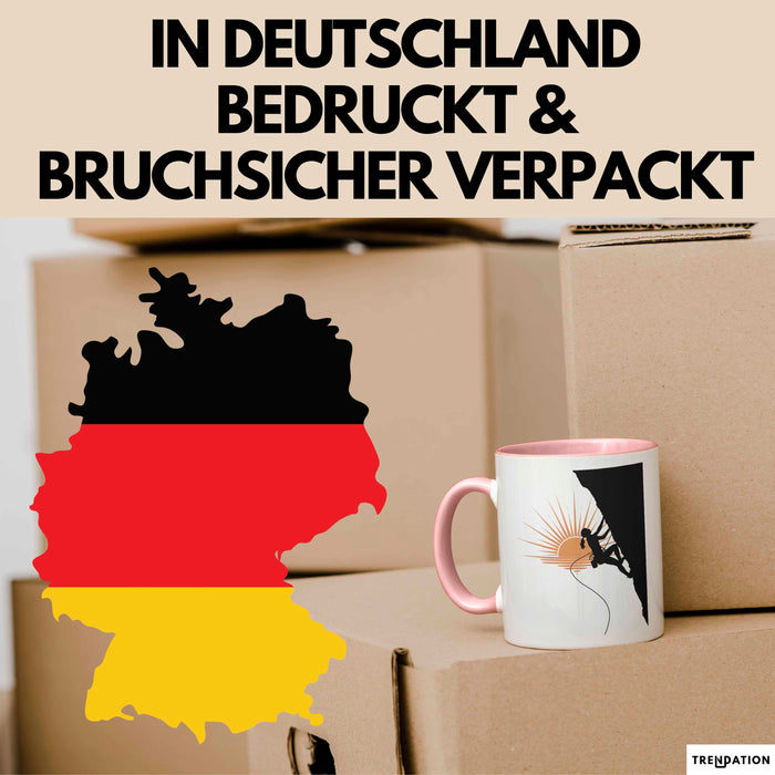 Kletterer Tasse Geschenk Lustige Geschenkidee Spruch Für Fels Jäger Rosa Trendation