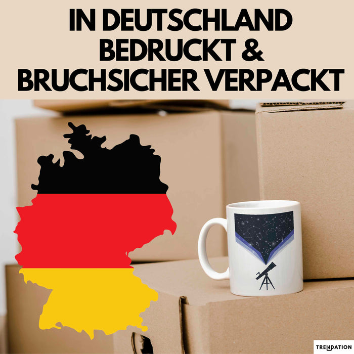 Astronomie Liebhaber Tasse Geschenk Lustige Geschenkidee Spruch Für Sternen Gucker Weiß Trendation