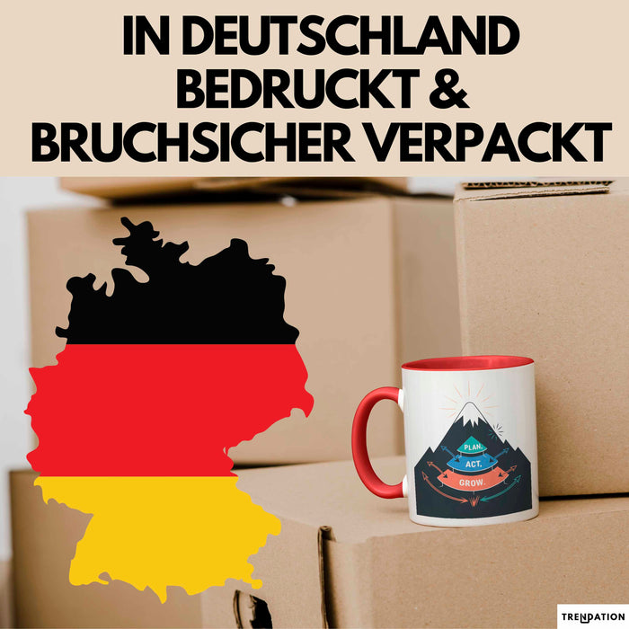 Life Coach Tasse Geschenk Lustige Geschenkidee Spruch Für Persönliche Entwicklung Sucher Rot Trendation