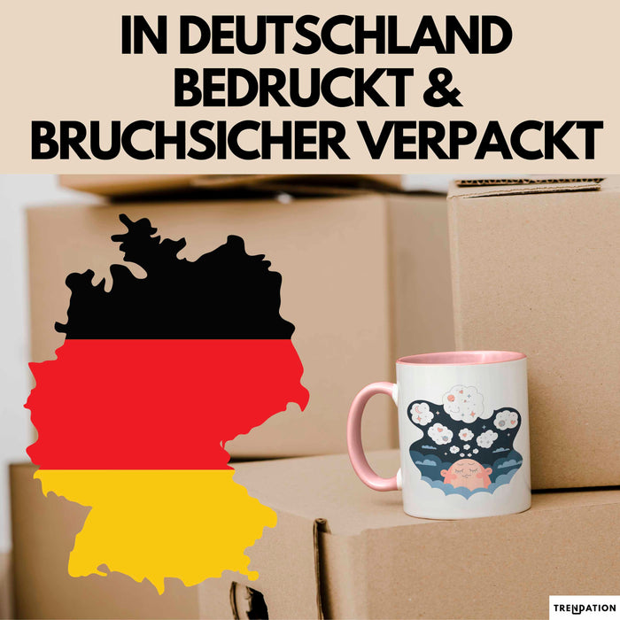 Tagträumer Tasse Geschenkidee für Fantasie Fan Rosa Trendation