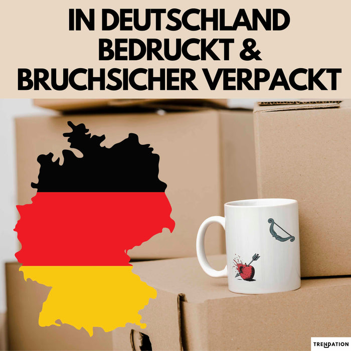 Bogenjäger Tasse Geschenkidee Bogenschütze Lustiger Spruch Geschenkidee Lustig Weiß Trendation
