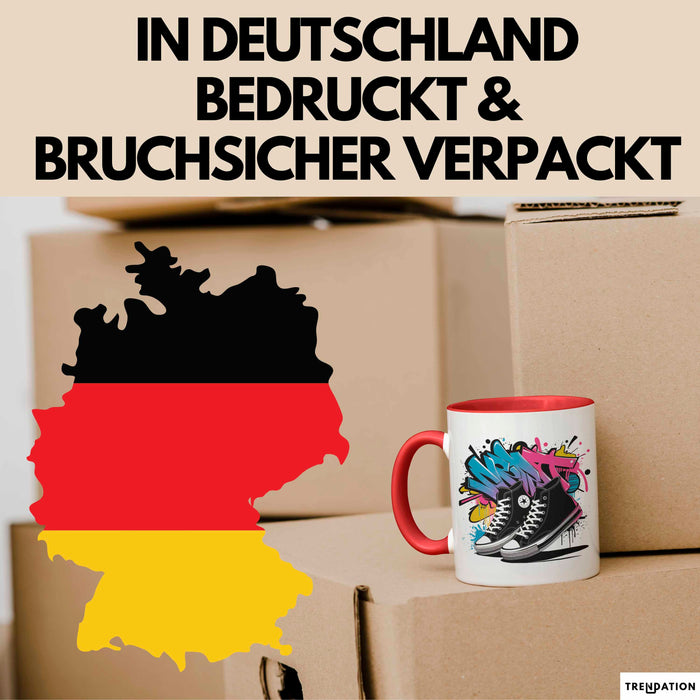 Streetwear Fan Tasse Geschenkidee für Stil Experte Rot Trendation