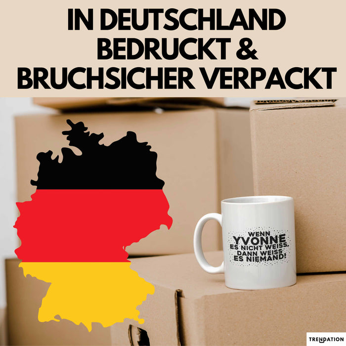 Yvonne Tasse Wenn Yvonne Es Nicht Weiss, Dann Weiss Es Niemand! Geschenk