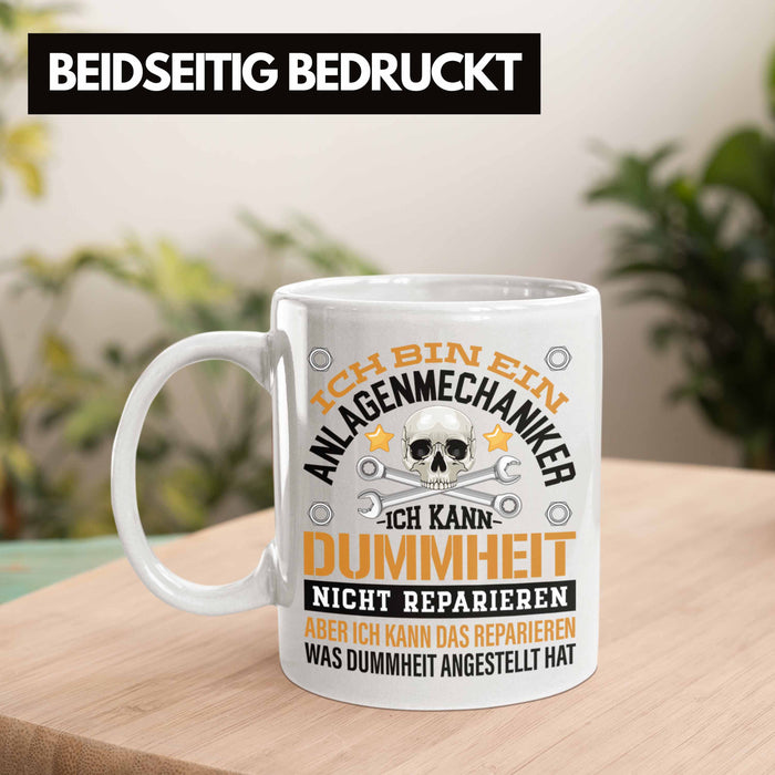 Anlagenmechaniker Tasse Geschenk Spruch Männer Trendation